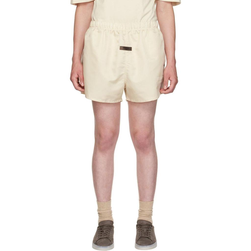 Fear of God Essentials FW22 Nylon Running Shorts Egg Shell Men's FOG-FW22-37