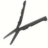 Portable Multifunctional Folding Scissors, Stainless Steel Outdoor Survival Tool for Camping Fishing Hunting