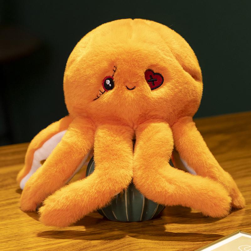 Dunkle Serie Kraken-Plüschtier  24cm 30cm Stofftier Krake Weiche Puppe Halloween-Plüschtier für Kinder Heimdekoration 24cm
