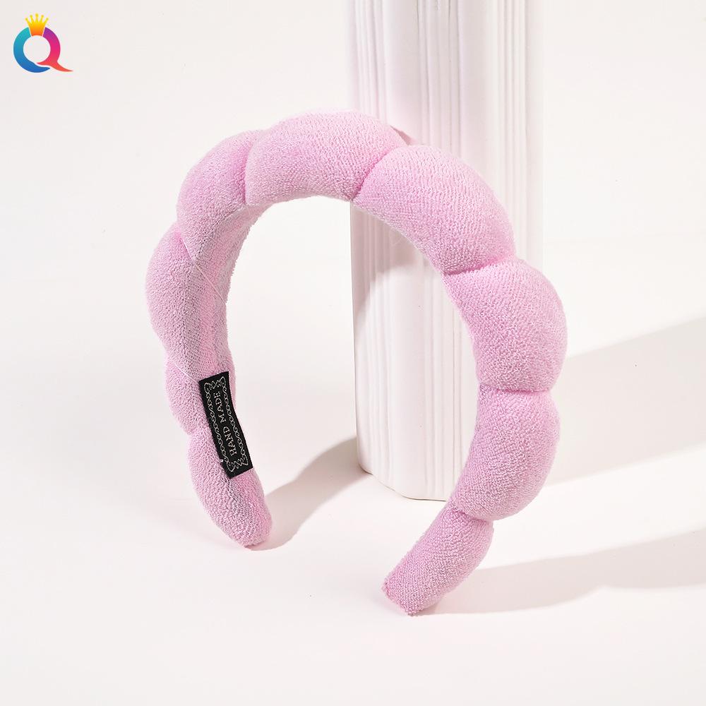 Fluffy Sponge Headband High Cranial Top Spa Headband Headband Headpiece