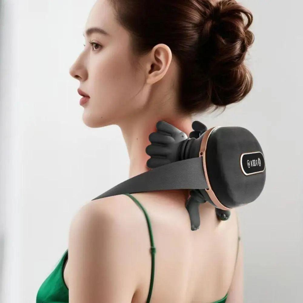 Deep Tissue Shoulder Neck Massager Heating Compress Cervical Massage Device for Back Neck