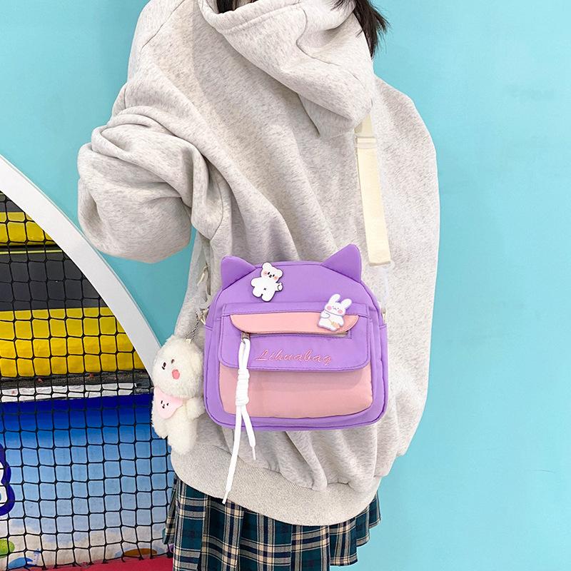 [3531 people collect] Girls bag 2025 new cute student girls big children small backpack children