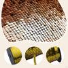 And Easy-to-Use Paillette Flat Trim Strips, 6mm Wide, Ribbon Roll for Crafts, Sewing, Costume