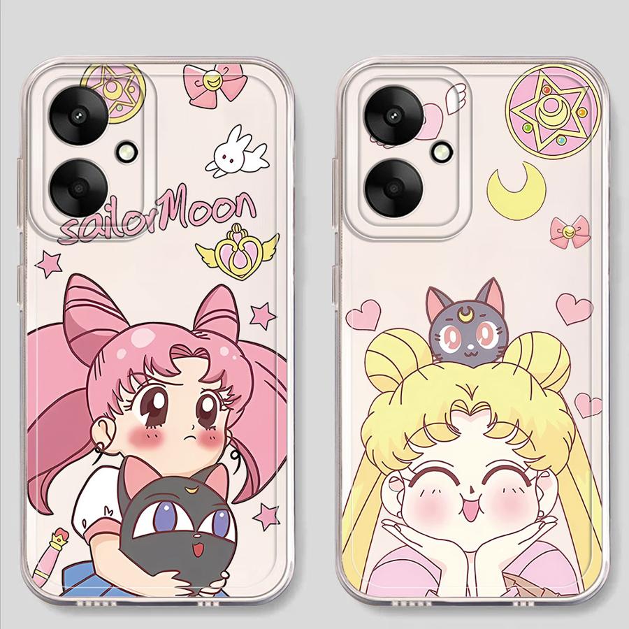 Custodia Anime Sailor Moon per Xiaomi Mi 11T Pro 11 Lite Cover Morbida per Telefono