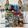 D-Dragon Ball Goku Super Z Soft Warm Flannel Blanket Art For Bedroom Wall Living Room Decor Bed Picnic Office for Birthday Gifts