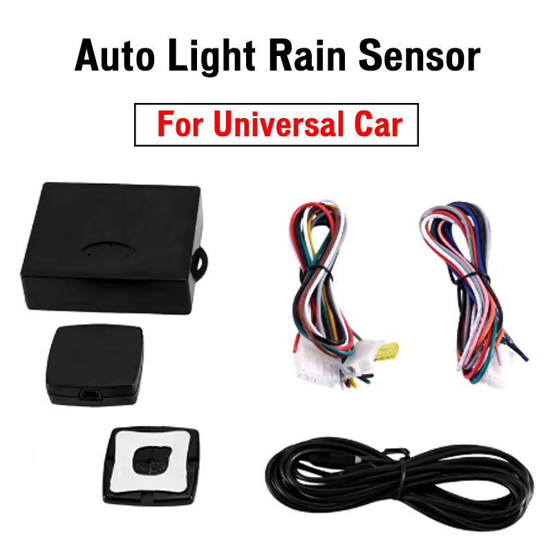 New 2 In 1 Auto Light Rain Sensor Universal Car Wiper Rain And Light Sensor Accessory in 2024