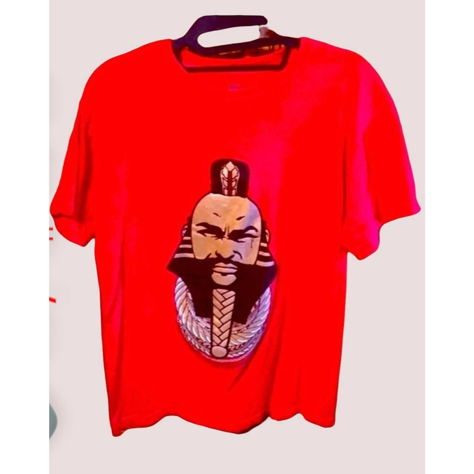 Filthy Dripped Mr. T Egyptian Shirt King Tut Mens Small Skater Streetwear Grunge S