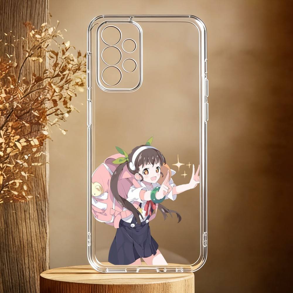 H-Hachikuji Mayoi Cute Phone Case For Samsung Galaxy A71,A70,A52,A51,A40,A30 Transparent Cover