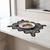 Halloween Black Lace Placemats Set of 4 with Design Decoration