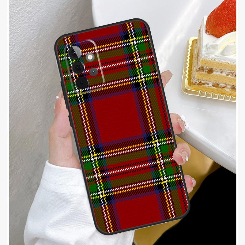 Clan Stewart Tartan Karo Muster Hülle Für Samsung Galaxy A52 A32 A12 A14 A34 A54 A51 A71 A53 A33 A13 A15 A25 A35 A55 Hülle
