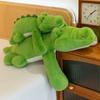 Adorable Green Crocodile Plush Pillow Soft Animal Toy For Kids Creative Gift Idea
