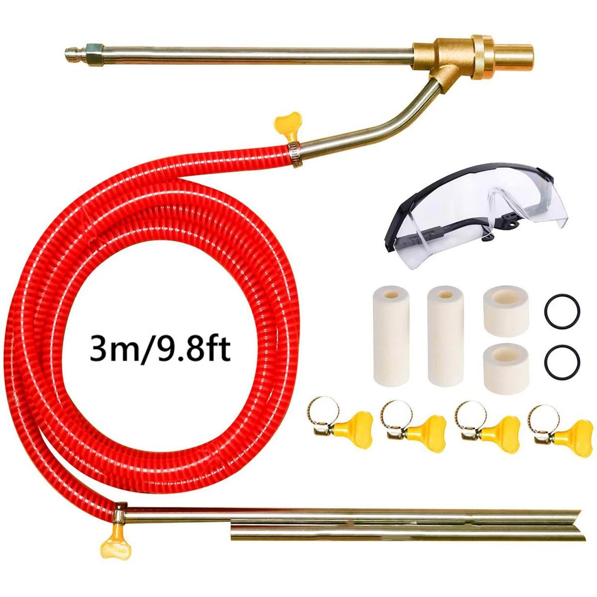 

Комплект для пескоструйной обработки под давлением 5000PSl Sand Blaster Quick Disconnect Car Washer Equipment для удаления ржавчины абразивной очистки