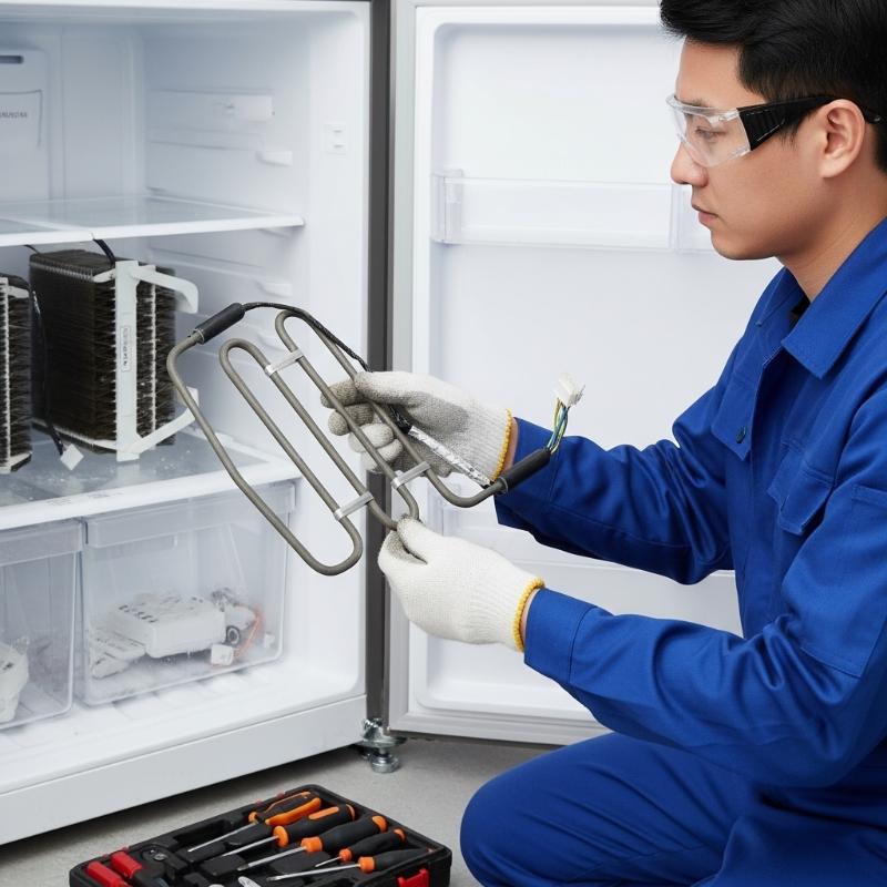 DA000731701 Riscaldamento Sbrinatore Elemento Riscaldante di Precisione per Rimozione Ghiaccio per Sistemi Frigoriferi Installazione Rapida