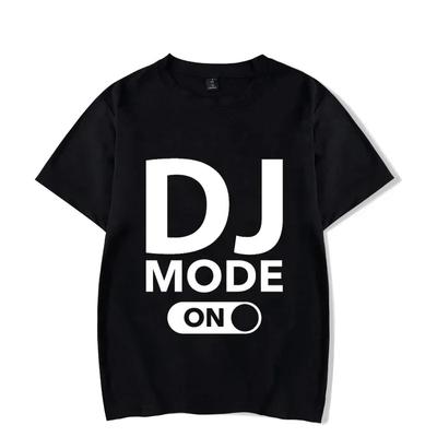 Oversized T-shirt Summer Men Women Dj Mode Print Luminous Tees Hip Hop Style Short Sleeve Harajuku DJ Glowing Tshirt for Men
