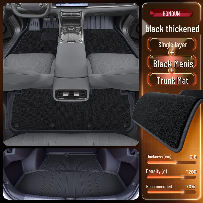 Floor Mats for Geely Galaxy A7 (2025) - TPE Car Interior Modification Accessory