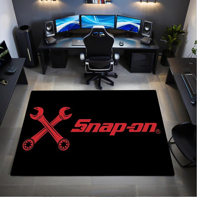 1Pc Snap On Tools Print Rug - Home Decoration Carpet For Living Room Bedroom Flooring Computer Chair Area Rug