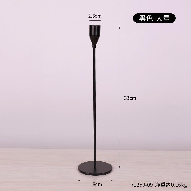 Metal Candle Holders Luxury Candlestick Fashion Wedding Candle Stand Exquisite Candelabra Table Home Decorations