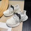 Paar Schnürsenkel Plateau Dad Shoes 22 Frühling und Herbst Neu Lässig Leicht Höhe-erhöhend Sportschuhe