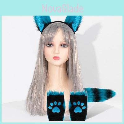 Plush Fox Costume Accessories With Ears And Tail For Cosplay And Halloween Parties