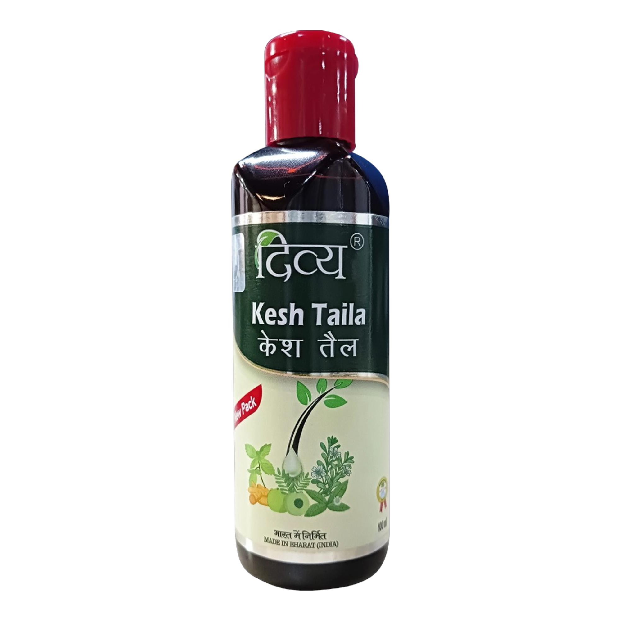 Patanjali Divya Kesh Oil 100ml Hair Care for Smooth Silky Long Hair Strong Split Ends Treatment