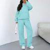 Women’s Pullover Hoodie and Wide Leg Sweatpants Two Piece Set Long Sleeve Loose Fit Loungewear Tracksuit Outfit