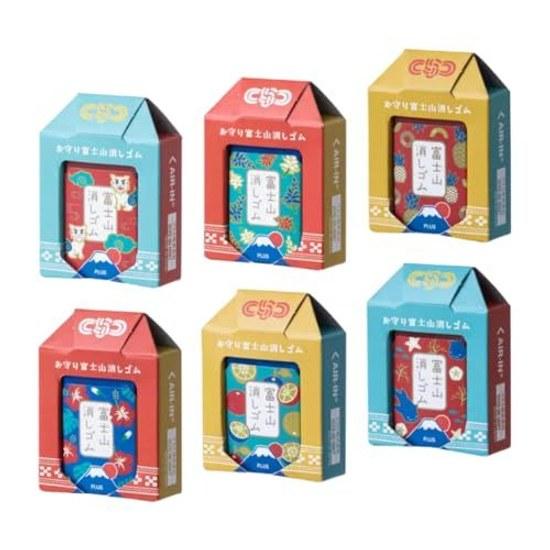 Plus Mount Fuji Eraser 12-Piece Set Good Luck Okinawa Ver