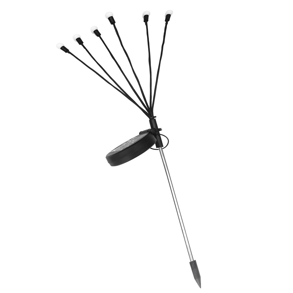 Solar Garden Lights 6 LED Firefly Solar Lights for Outside IP65 Waterproof Solar Swaying Outdoor Lig