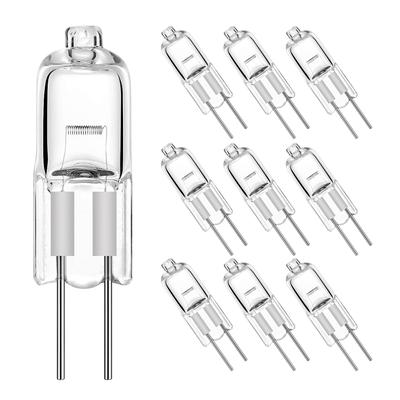 10pcs G4 Halogen Bulb 12V 5W 10W 20W 35W 50W G4 Halogen Bulbs Light Globe Lot JC Bi-Pin LED Lamp Warm White Replace LED Lamp KTY