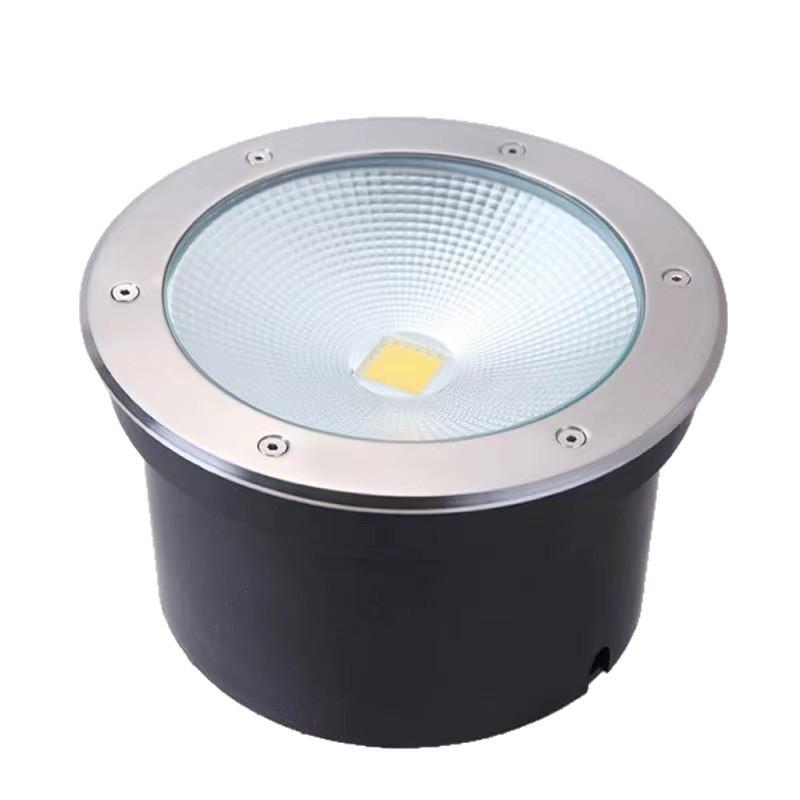 LED Waterproof Outdoor In-Ground COB Light - Round/Square for Courtyard, Walkway, and Lawn Landscaping