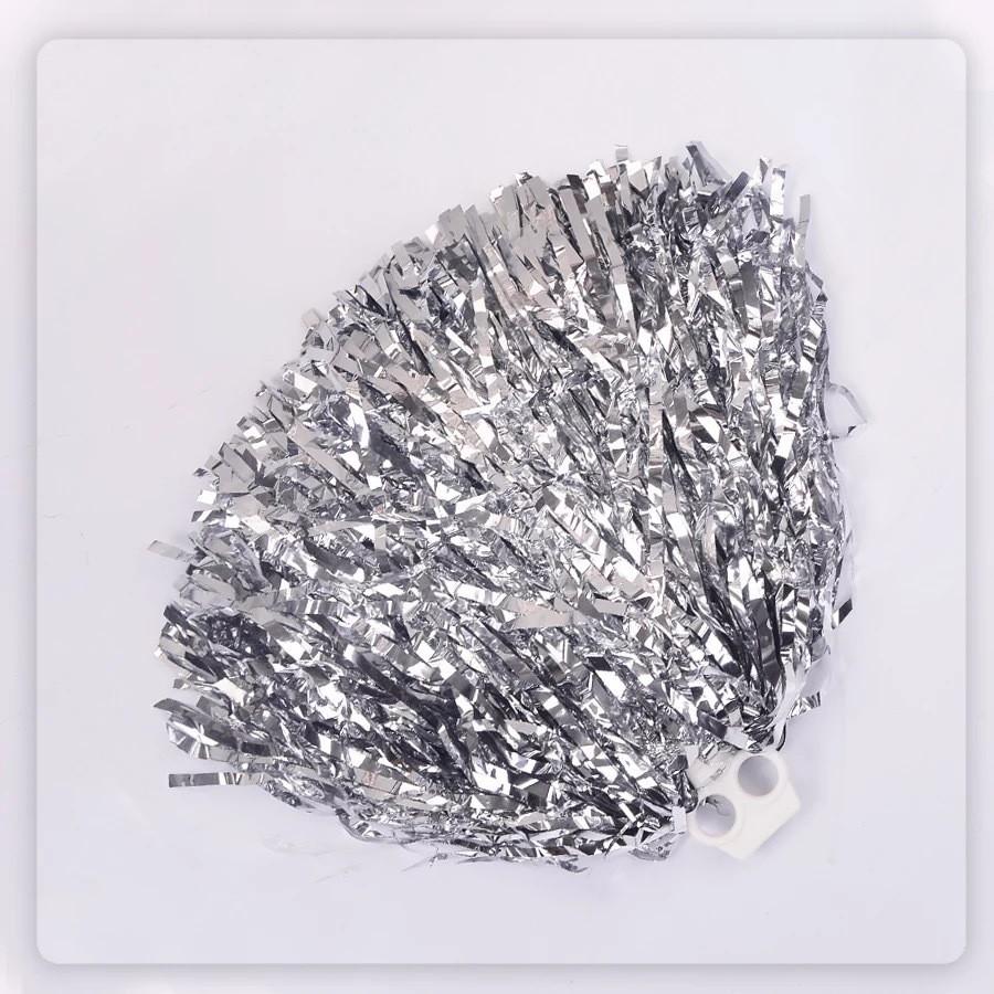 Cheerleading Pom Poms Pvc Handmade Bright Colors For School Sports Events And Dance Performances
