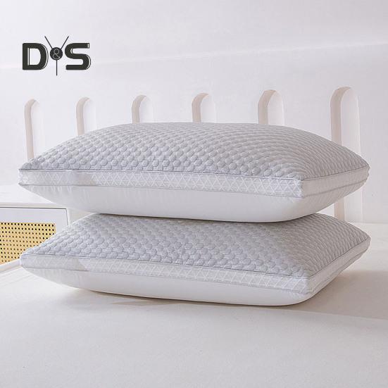 Summer Cool Pillow Washable 3D Texture Pillow with Mesh Border Breathable Cooling Pillow for Deep Sleep Home Bedroom Dormitory