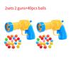 Cat Toy Gun Plush Ball Launcher for Indoor Cats Interactive Shooting Gun Quiet High Bounce Ball To Tease The Cat Pet Supplies