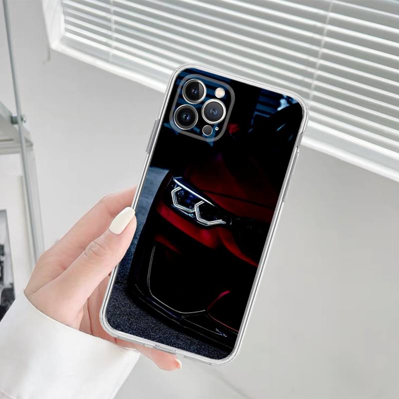 Blue Red- Sport Car Phone Case Silicone Soft for Iphone 14 13 12 11 Pro Mini XS MAX 8 7 6 Plus X XS XR Cover