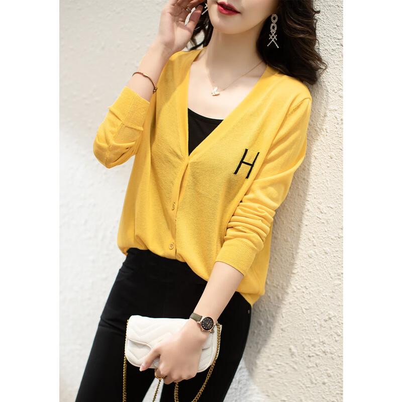 

Firstview Women s V-Neck Long Sleeve Knit Cardigan F