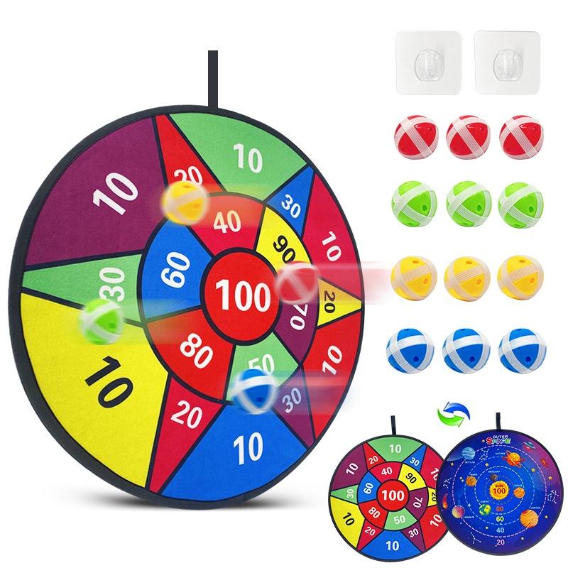 

Large Double-sided Target For Cross-border Children s Dartboard Set Indoor Parent-child Game Toy With Sticky Balls