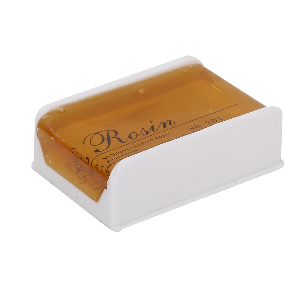 Rosin pentru vioară Viola Violoncel Rosin Brush Instrument muzical de curățare (Galben)
