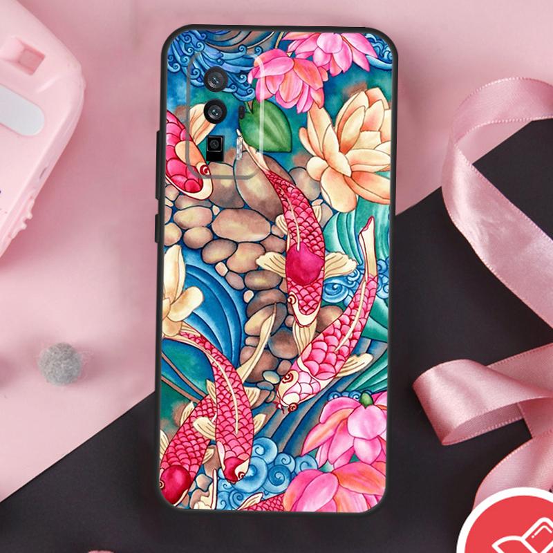 

Ying Yang Koi Fish Case For POCO X3 X5 X6 F6 Pro M6 M5s F3 F5 Xiaomi 11T 12T 13T Pro 14 Ultra 12 13 Lite Cover Xiaomi 13 Ultra
