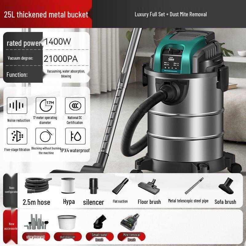 Dual-Use Wet & Dry Vacuum Cleaner: Powerful Suction for Home & Industrial Cleaning, Grout Special
