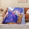 K-POP Anime Girls Group  Four Seasons Soft Warm Blanket  All-Season Thick Knit Polyester Bedspread for Bed, Camping, Travel  Perfect Gift