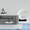 Creative Abstract Thinker Wave Sculpture Unique Decorative Resin Figurine for Bedroom Living Room