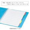 Kokuyo Campus Slim Holds up to 65 Loose-Leaf Binder, A4, 30-Hole, Sheets, Transparent, Lu-P173NT
