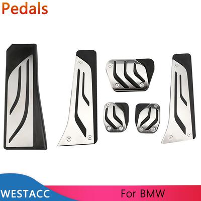 Auto Pedale Gas Bremse Kupplung Rest Pedal Abdeckung für BMW 5 6 7 Serie E65 E67 E68 F01 F02 F10 f11 F07 F12 F13 LHD