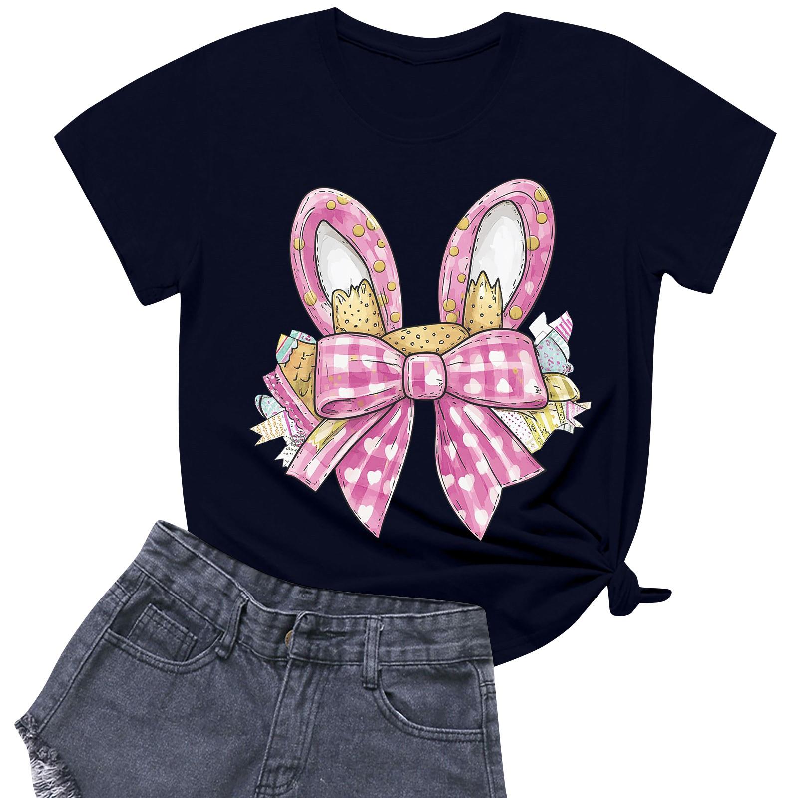 

Жіноча повсякденна футболка з круглим вирізом і короткими рукавами S