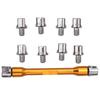 For Most Motorbike Tire Repair Wrench Motorcycle Handle Spoke Wrench CNC Spanner Set 5.0-6.8 Length 93Mm/3.7In Gold