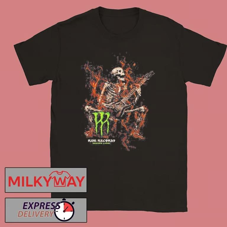 Monster Skeleton Rise Records T-Shirt Unisex T-Shirt S