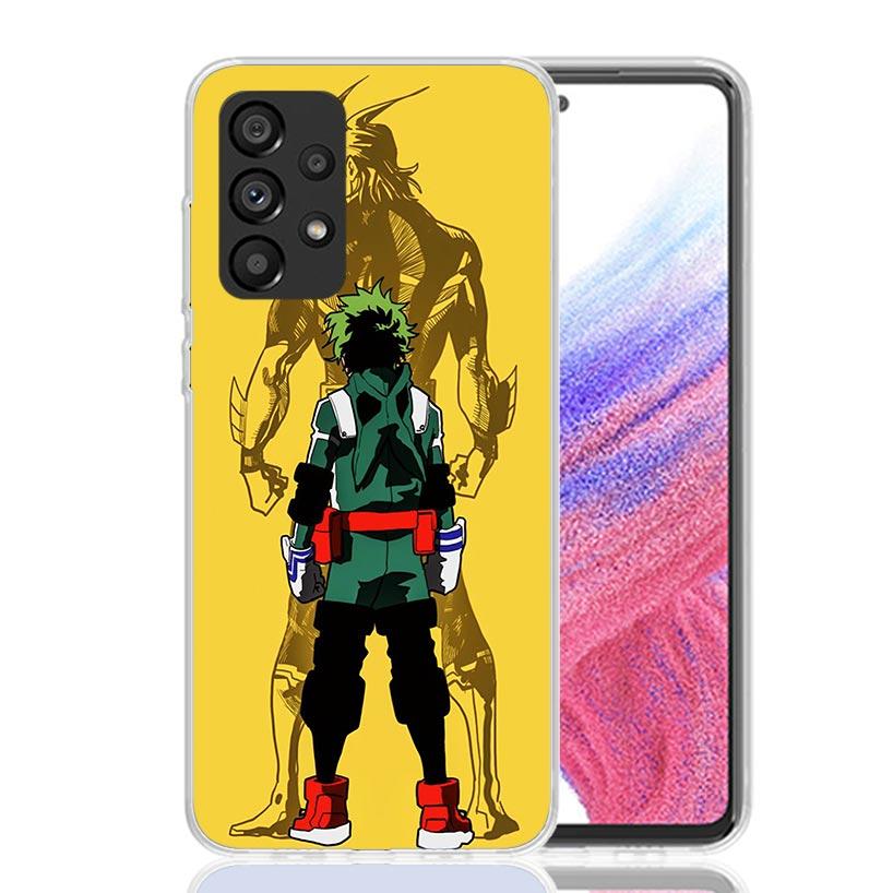 Midoriya Izuku Deku MHA My Hero Phone Case For Samsung Galaxy A52 A42 A32 A22 A12 A02S A72 A51 A41 A31 A21S A50S A71 A40 A30S A1