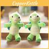 Cute Turtle Plush Toy Keychain With Soft Short Pile For Bag Decoration