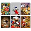 Donald Duck Diamond Painting Scrooge Mcduck Money Cartoon Graffiti Wall Poster Prints Living Room Home Pictures Decor
