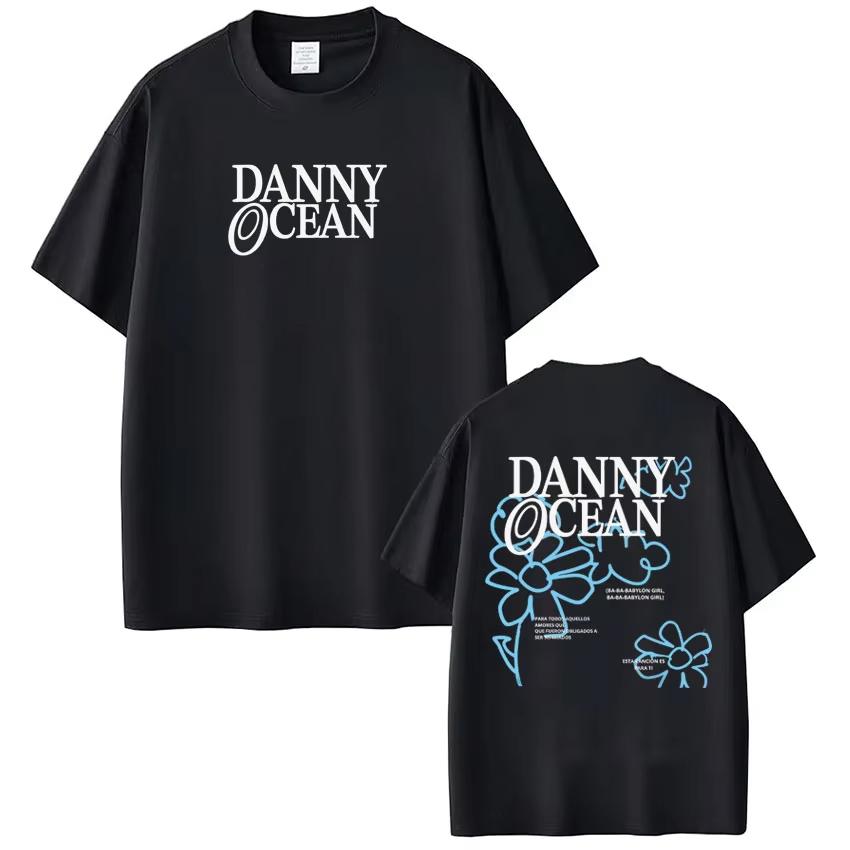 Rapper Danny Ocean 2026 Fashion Print Tee Men Women Aesthetic Trendy TShirt pure Cotton Casual Tshirt Springsummer Streetwear