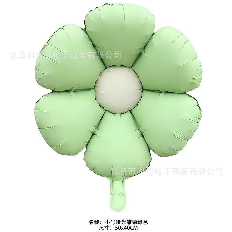 Small White Daisy Balloon Photo Props Wind Birthday Arrangement 61 Stall Smiley Face Sunflower Balloon
